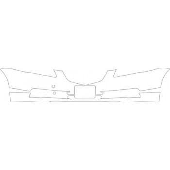 2008 ACURA TL TYPE-S  Bumper With Plate Cut Out Kit