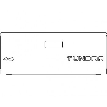 2022 TOYOTA TUNDRA LIMITED TAIL GATE WITH 4X4 EMBLEM