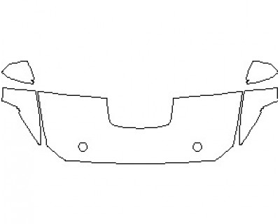 2021 FORD MUSTANG SHELBY GT500 HOOD (NO WRAPPED EDGES)
