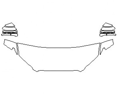 2021 LINCOLN MKZ 400A HOOD (NO WRAPPED EDGES)