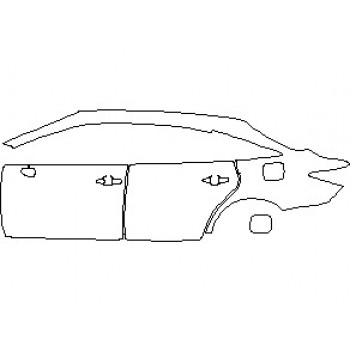 2022 TOYOTA AVALON LIMITED REAR QUARTER PANELS AND DOORS LEFT SIDE