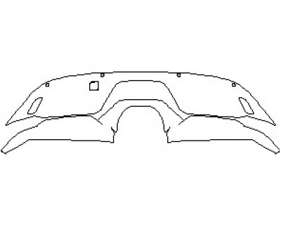 2024 JAGUAR F-TYPE FIRST EDITION CONVERTIBLE REAR DIFFUSER WITH SENSORS