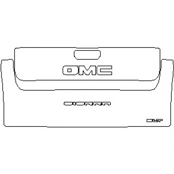 2024 GMC SIERRA 1500 AT4 TAILGATE MULTIPRO WITH SIERRA AND SLT EMBLEMS