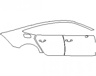 2021 AUDI A7 PREMIUM REAR QUARTER PANEL AND DOORS RIGHT SIDE