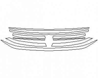 2023 VOLKSWAGEN TIGUAN SEL R-LINE GRILLE WITH LED