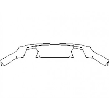 2023 CHEVROLET CAMARO ZL1 COUPE REAR DIFFUSER