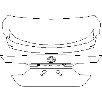 2023 TOYOTA CAMRY XSE V6 REAR DECK LID
