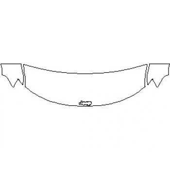 2024 JEEP GRAND CHEROKEE TRAILHAWK HOOD (WRAPPED EDGES)