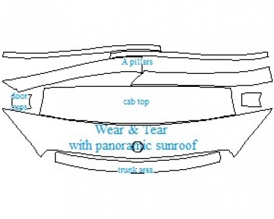 2022 MERCEDES C CLASS 300 COUPE COMMON WEAR AREA KIT PANORAMIC ROOF