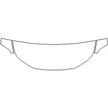 2025 HONDA CIVIC EX-L HATCHBACK HOOD (NO WRAPPED EDGES)