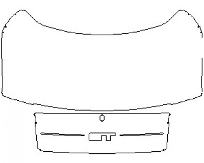 2022 FORD MUSTANG GT COUPE REAR DECK LID