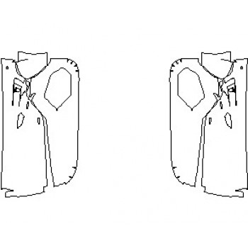 2023 LAMBORGHINI HURACAN STO DOOR CARDS LEFT HAND DRIVE