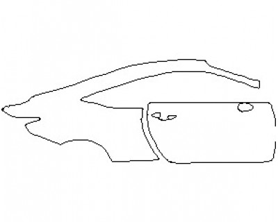 2024 LEXUS RC F TRACK EDITION QUARTER PANEL WITH DOOR RIGHT SIDE