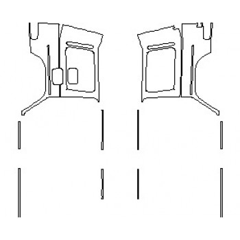 2019 MERCEDES G CLASS 550 REAR QUARTER PANELS TWO PIECES