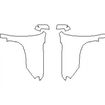 2021 CHEVROLET SILVERADO 1500 CUSTOM TRAIL BOSS FULL FENDERS (NO WRAPPED EDGES) HAND CUT OR REMOVE AND REPLACE EMBLEM