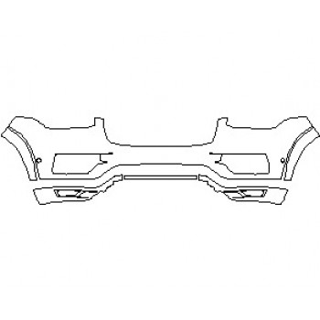 2019 VOLVO XC90 HYBRID EXCELLENCE BUMPER KIT WITH SENSORS