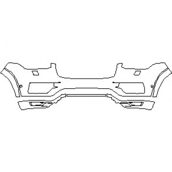 2019 VOLVO XC90 HYBRID EXCELLENCE BUMPER KIT WITH WASHERS & SENSORS