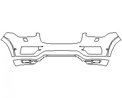 2019 VOLVO XC90 HYBRID EXCELLENCE BUMPER KIT WITH WASHERS & SENSORS