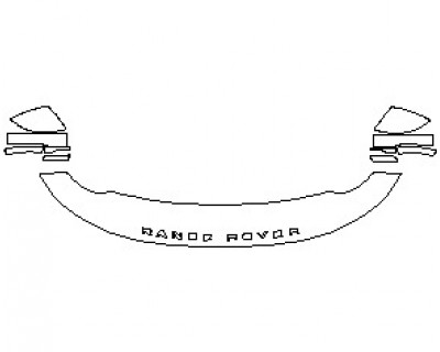 2021 LAND ROVER RANGE ROVER AUTOBIOGRAPHY STANDARD WHEELBASE HOOD (WRAPPED EDGES)