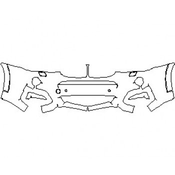 2018 BMW X4 M40I BUMPER KIT WITH SENSORS & WASHERS