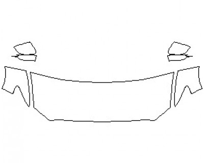 2022 LINCOLN CONTINENTAL RESERVE HOOD (NO WRAPPED EDGES)