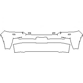 2023 TOYOTA LAND CRUISER HERITAGE BUMPER WITH WASHERS