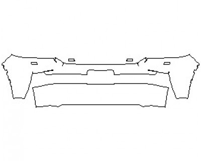 2023 TOYOTA LAND CRUISER HERITAGE BUMPER WITH WASHERS