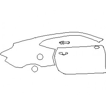2022 CHEVROLET CAMARO 2SS COUPE REAR QUARTER PANEL AND DOOR RIGHT SIDE