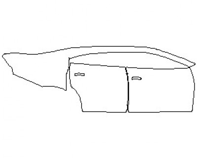 2020 DODGE CHARGER SRT 392 REAR QUARTERS AND DOORS RIGHT