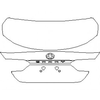 2023 TOYOTA CAMRY XLE REAR DECK LID