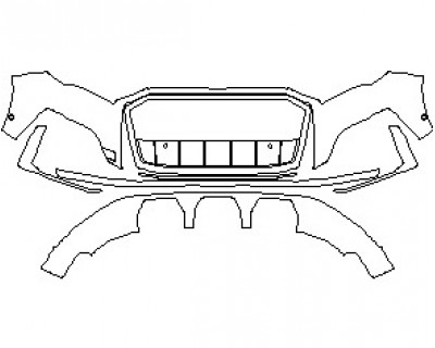 2023 AUDI SQ7 SUV BUMPER WITH SENSORS