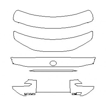 2018 LEXUS RC F 350 REAR DECK LID