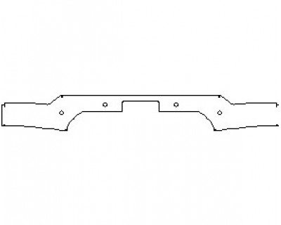 2023 GMC SIERRA 1500 SIERRA LOWER BUMPER WITH SENSORS & LICENSE PLATE VERIFY IF PAINTED OR CHROME