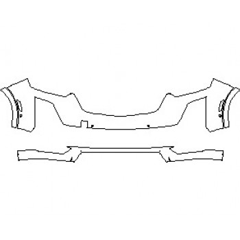 2024 CADILLAC XT6 PREMIUM LUXURY BUMPER WITH SENSORS