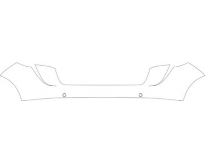 2012 PORSCHE CAYENNE BASE  Full Rear Bumper Kit