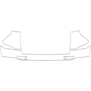 2011 HONDA CR-V 2WD LX Full Rear Bumper Kit