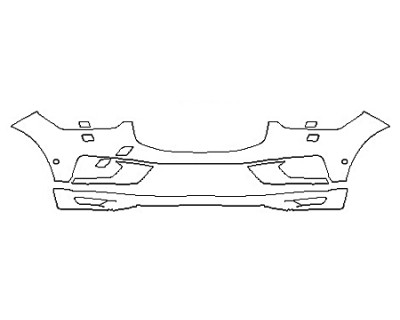 2019 TOYOTA COROLLA LE ECO Bumper With Washers And Sensors