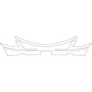 2007 CHRYSLER PACIFICA TOURING  Bumper With Plate Cut Out Kit