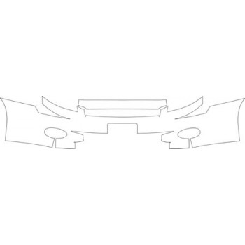2006 CHEVROLET MONTE CARLO BASE  Bumper (with Plate Cut Out) Kit