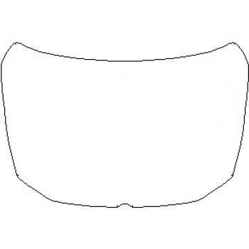 2024 VOLKSWAGEN GOLF GTI HATCHBACK HOOD (NO WRAPPED EDGES)