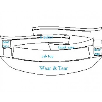 2019 MERCEDES CLA CLASS 250 NIGHT PACKAGE COMMON WEAR AREA KIT