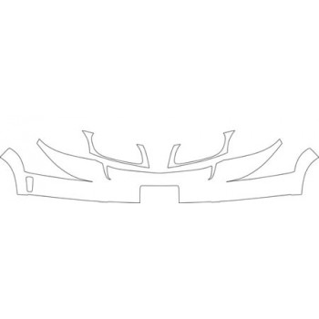 2009 CHEVROLET HHR SS  Upper Bumper With Plate Cut Out Kit