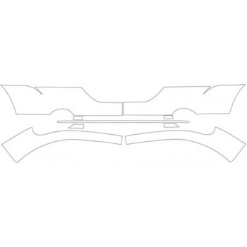 2009 DODGE CALIBER SPORT  Bumper With Plate Cut Out Kit