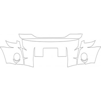 2010 DODGE NITRO RT  Upper Bumper With Plate Cut Out Kit