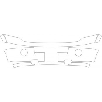 2009 FORD EXPEDITION KING RANCH EL Bumper (plate Cut Out) Kit