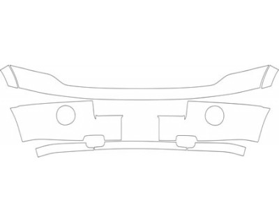 2009 FORD EXPEDITION EDDIE BAUER BASE Bumper (plate Cut Out) Kit