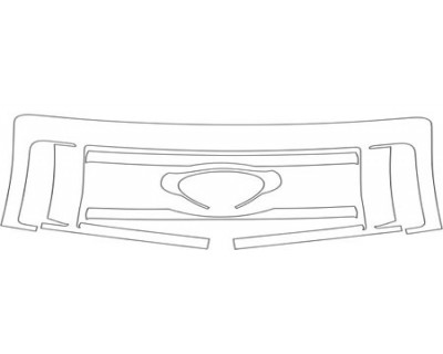 2010 FORD F-150 KING-RANCH SUPER CREW CAB 2 Bar Grille Kit