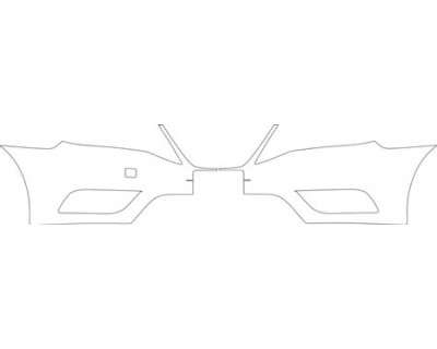 2010 SAAB 9--3 CONVERTIBLE AERO Bumper With Plate Cut Out Kit