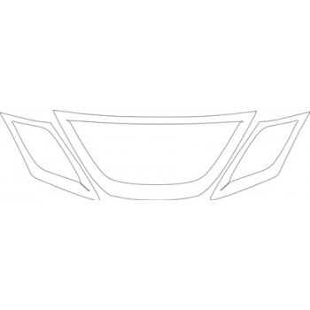 2008 SAAB 9--3 CONVERTIBLE AREO Grille Kit