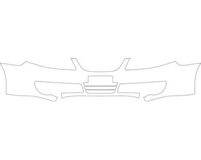 2009 SAAB 9--5 SEDAN AERO Bumper (plate Cut Out) Kit